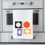 Mod Shapes Dish Towel - Palm Springs Modernism Week