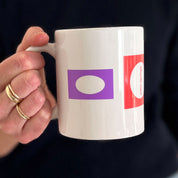 Modernism Week Mod Shapes Mug - White