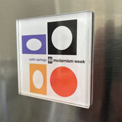 Modernism Week Acrylic Magnet - Mod Shapes