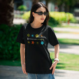 Modernism Week Unisex T-shirt - Starburst Design - Black