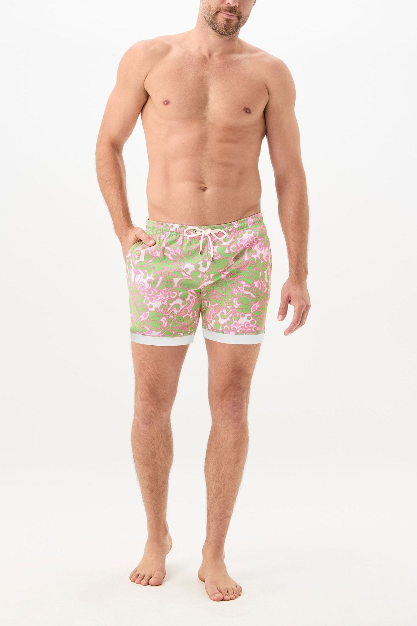 Mr. Turk Hermosa Board Short - Petra Floral Print - Destination PSP