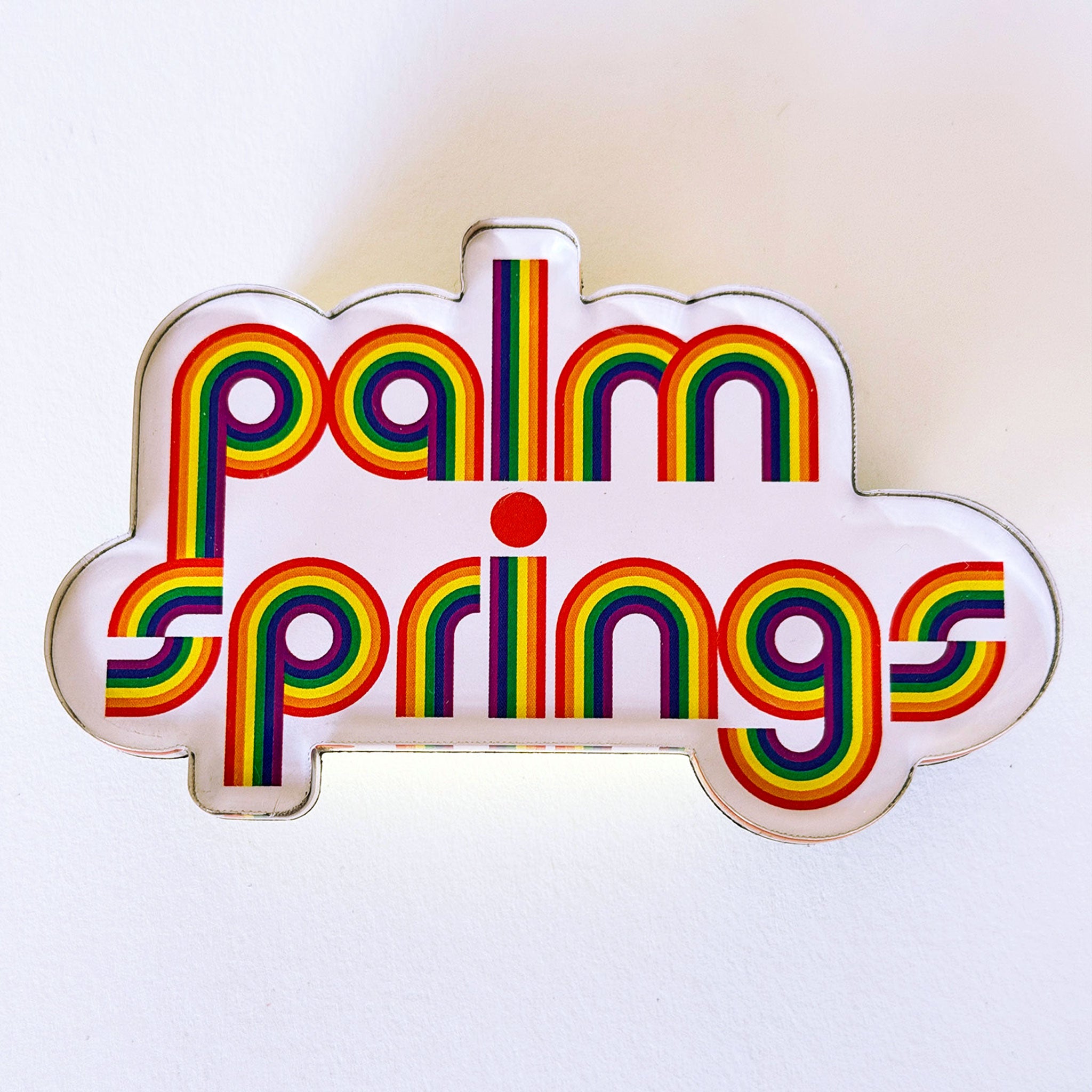Palm Springs Disco Rainbow Magnet