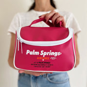 Palm Springs Airlines Accessory Bag - Pink - Destination PSP