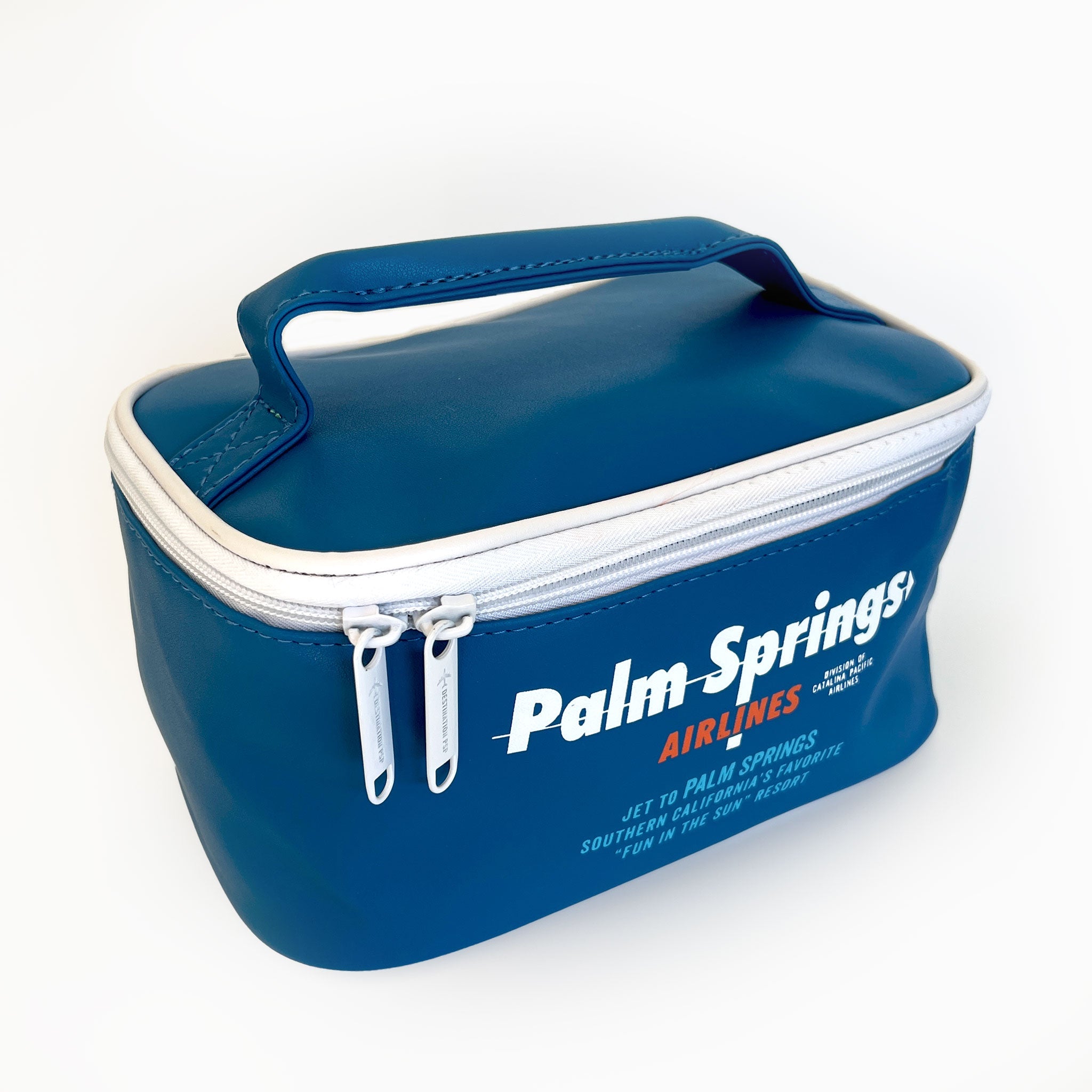Palm Springs Airlines Box Bag - Aqua – Destination PSP