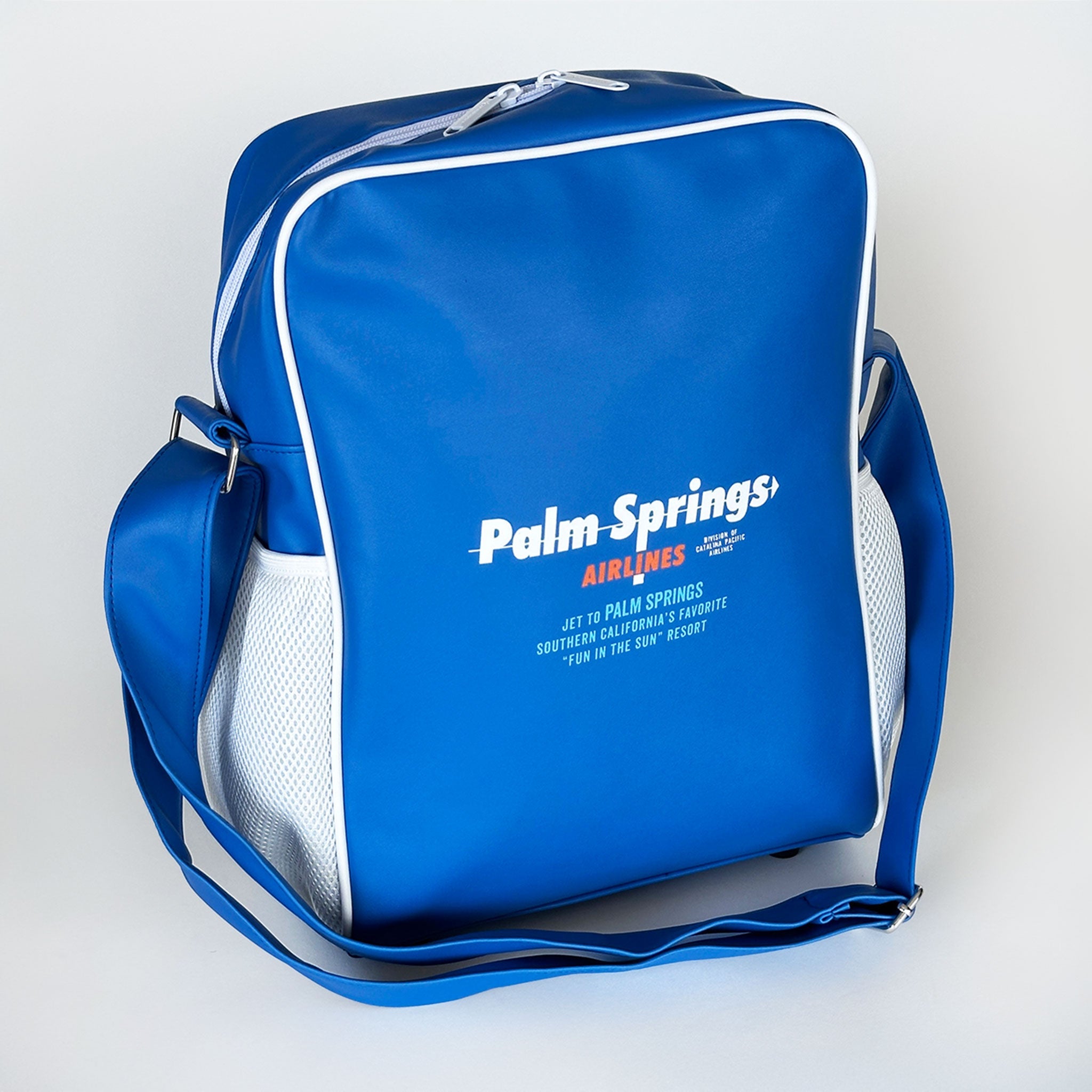 Palm Springs Airlines Flight Bag - Blue - Destination PSP