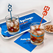 Palm Springs Airlines Old Fashioned Glass (Single glass) - Destination PSP