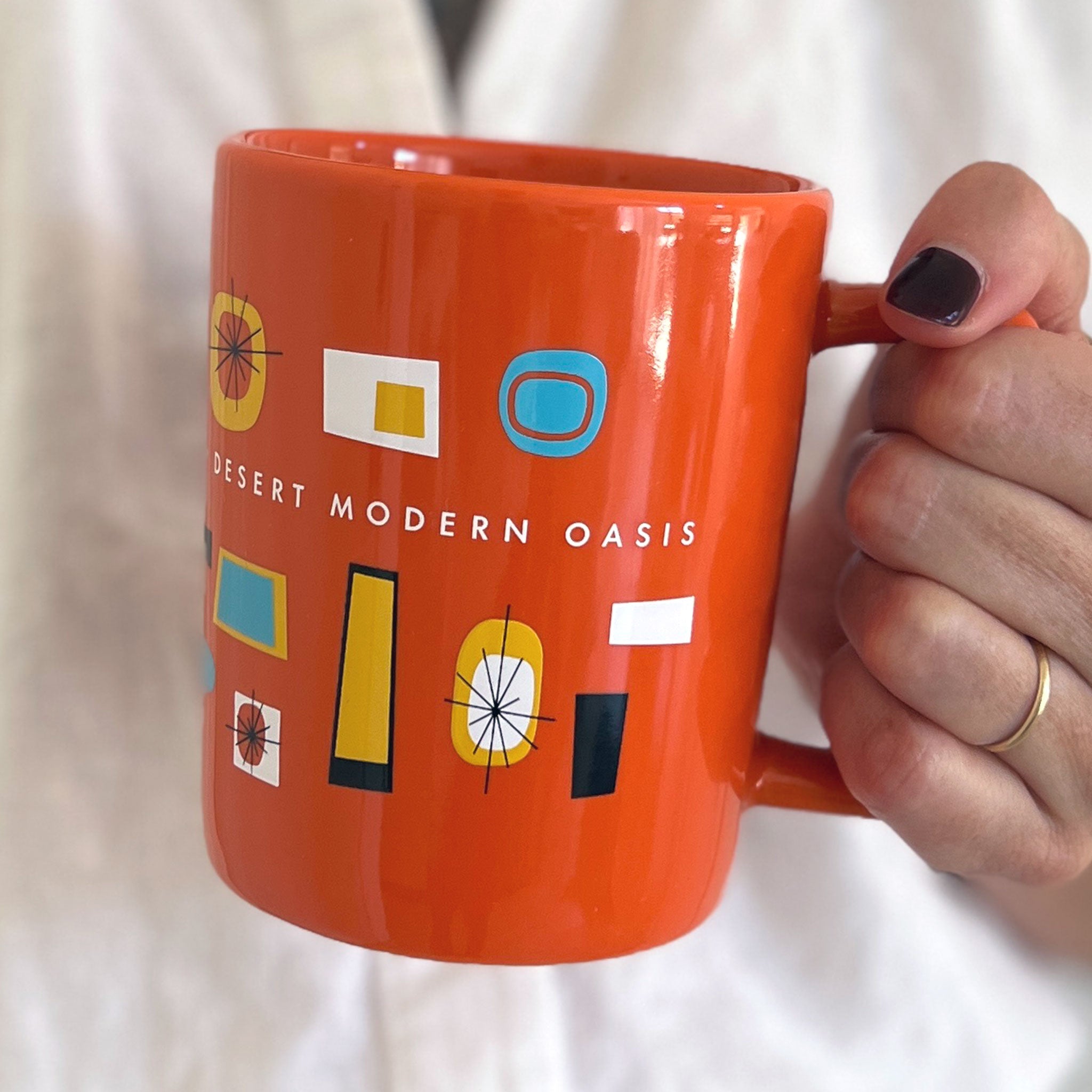 Palm Springs Atomic 14 oz mug - Orange - Destination PSP