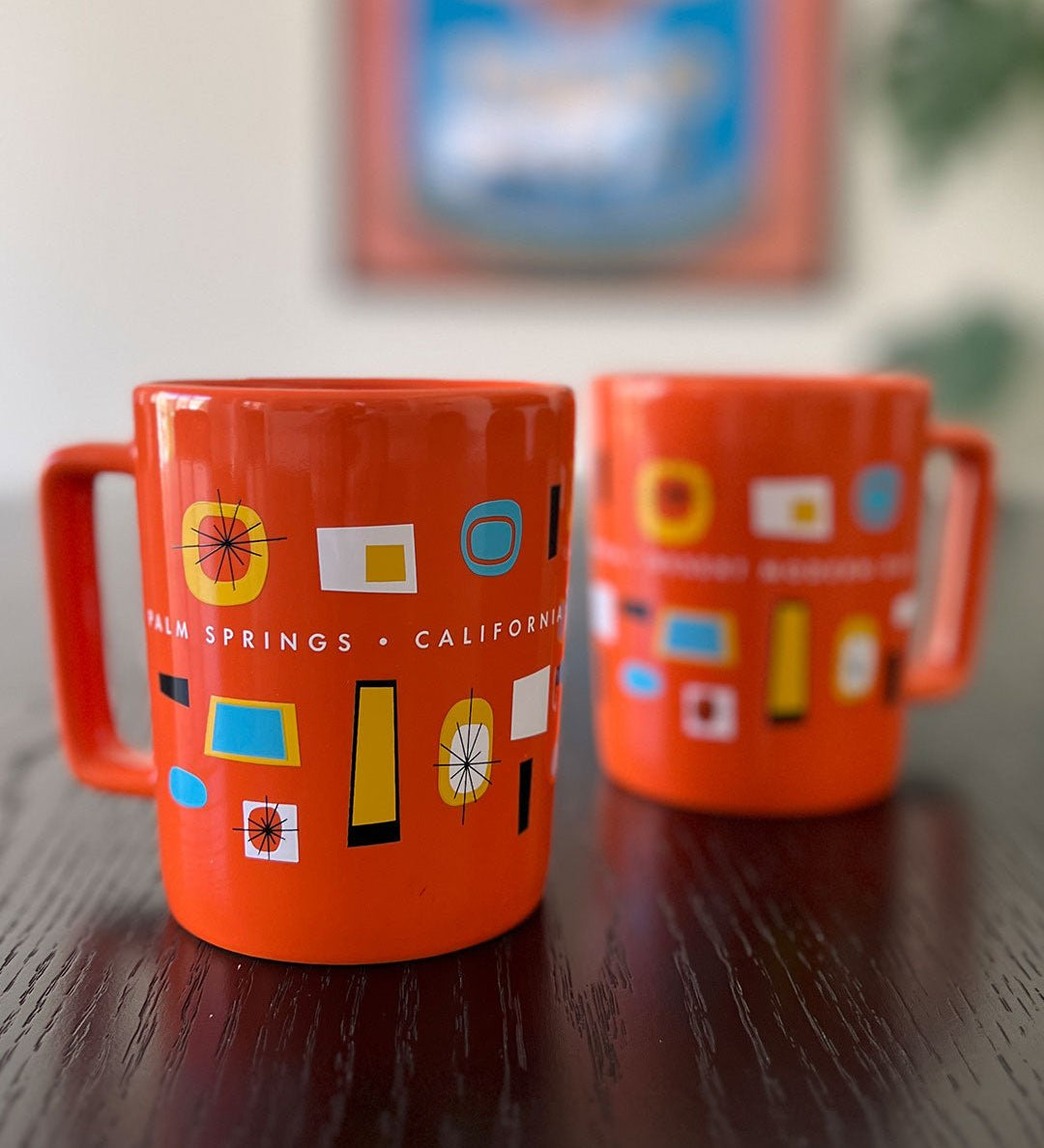 Palm Springs Atomic 14 oz mug - Orange - Destination PSP
