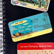 Palm Springs Blue Skies Trailer Village Sticker - Destination PSP