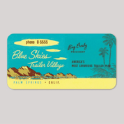 Palm Springs Blue Skies Trailer Village Sticker - Destination PSP