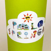 Palm Springs Letters by Glen Hanson Sticker - Destination PSP