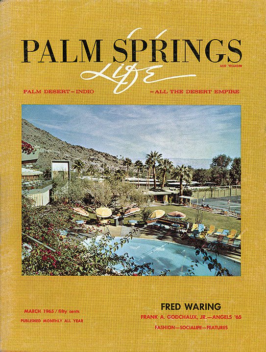 Palm Springs Life Cover Print - 1965 March - Destination PSP