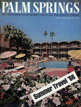 Palm Springs Life Cover Print - 1966 August