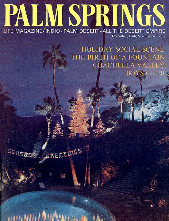 Palm Springs Life Cover Print - 1966 December - Destination PSP