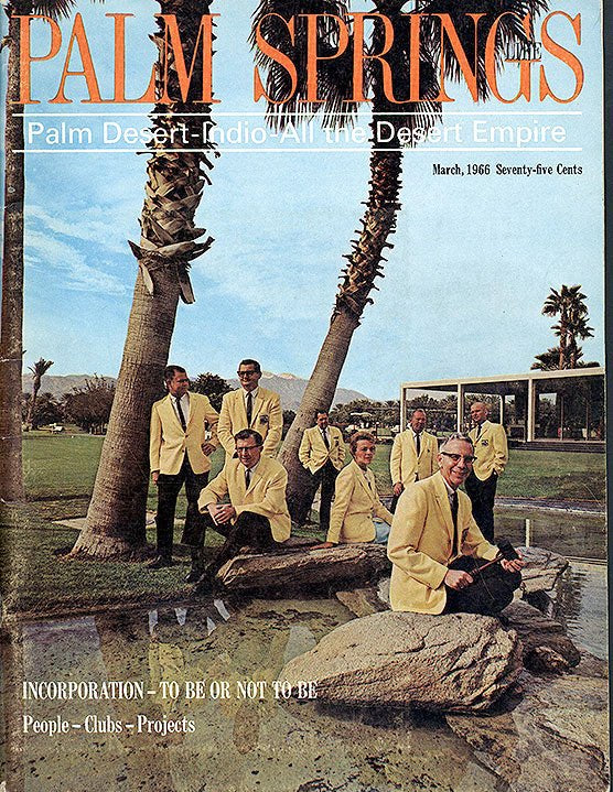 Palm Springs Life Cover Print - 1966 March - Destination PSP