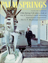 Palm Springs Life Cover Print - 1966 November
