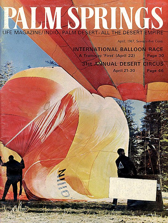 Palm Springs Life Cover Print - 1967 April - Destination PSP