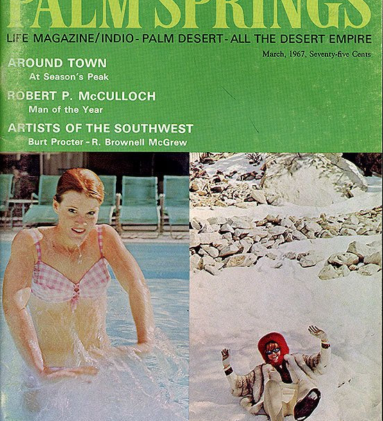 Palm Springs Life Cover Print - 1967 March - Destination PSP