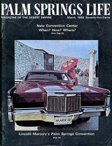 Palm Springs Life Cover Print - 1968 March