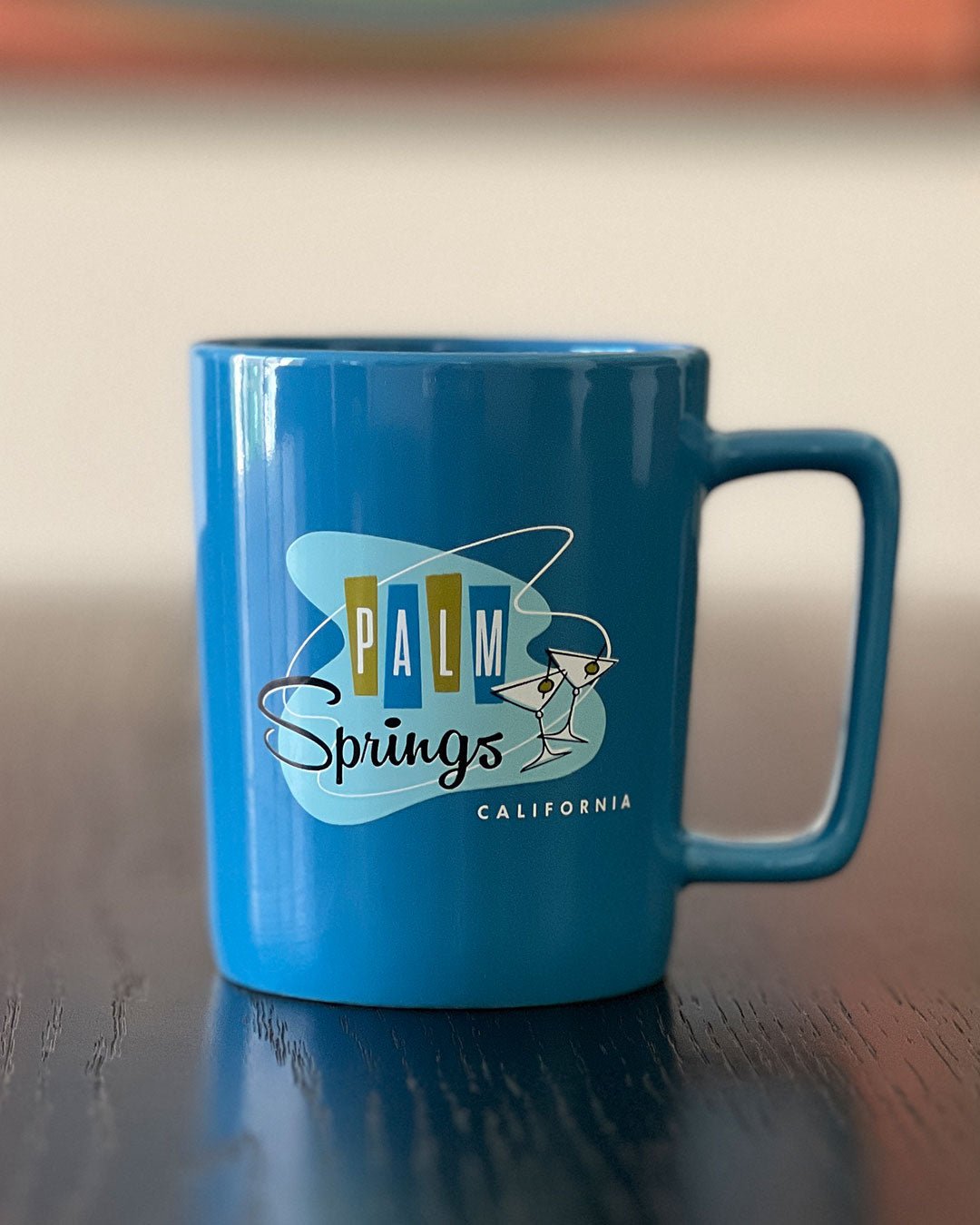 Palm Springs Martini 14 oz mug - Blue - Destination PSP