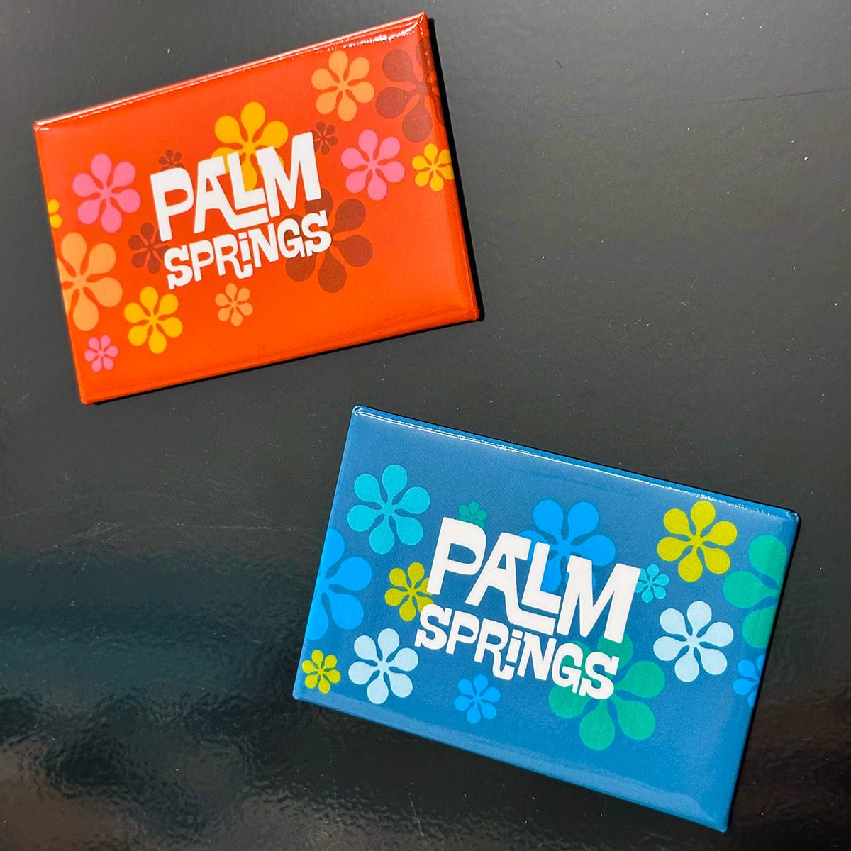 Palm Springs Modfest Magnet - Blue - Destination PSP