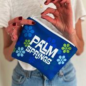 Palm Springs Modfest Pouch - Blue - Destination PSP