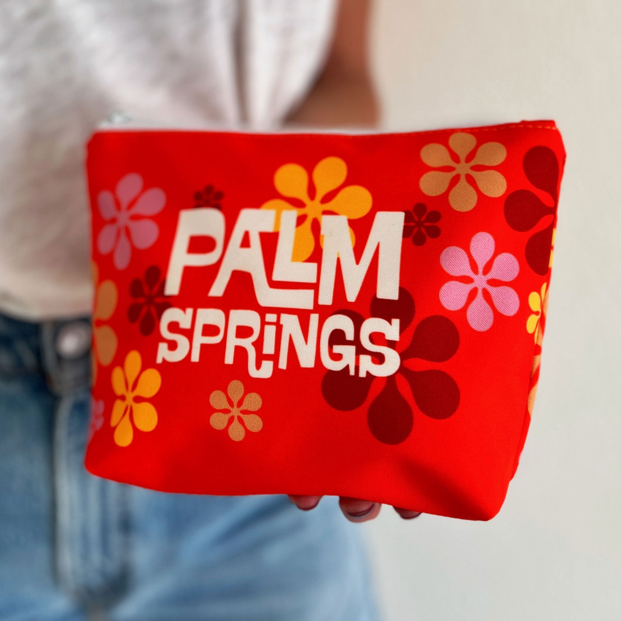 Palm Springs Modfest Pouch - Orange - Destination PSP