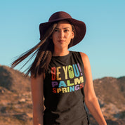 Unisex Sleeveless T-shirt - 2024 Palm Springs Pride Be You - Black