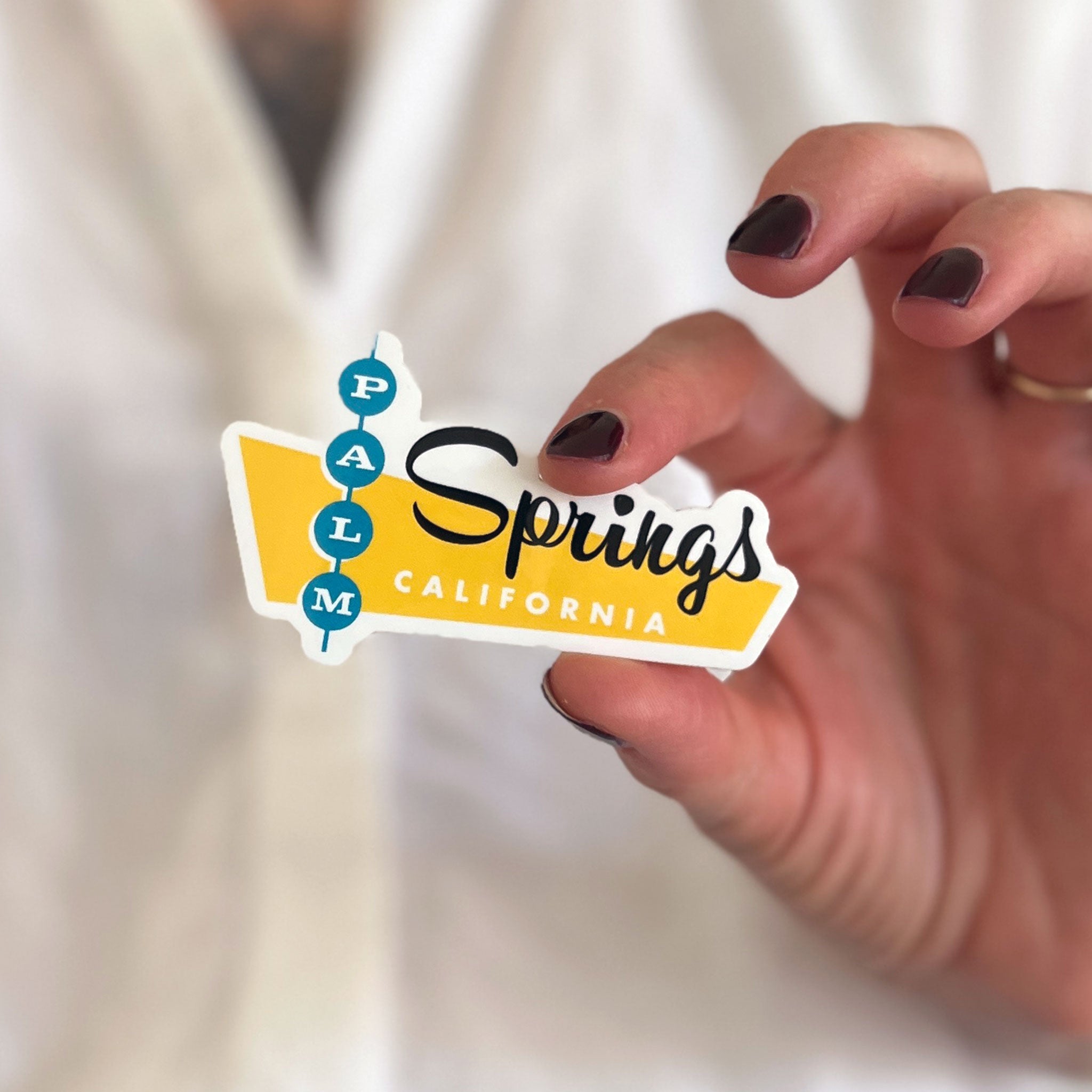 Palm Springs Retro Diner Sticker - Destination PSP