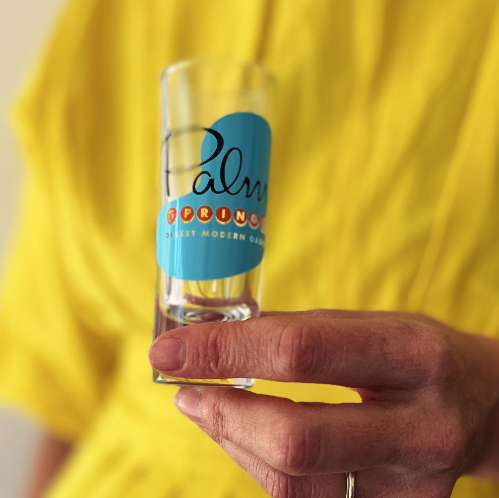 Palm Springs Shot Glass - Pool Design