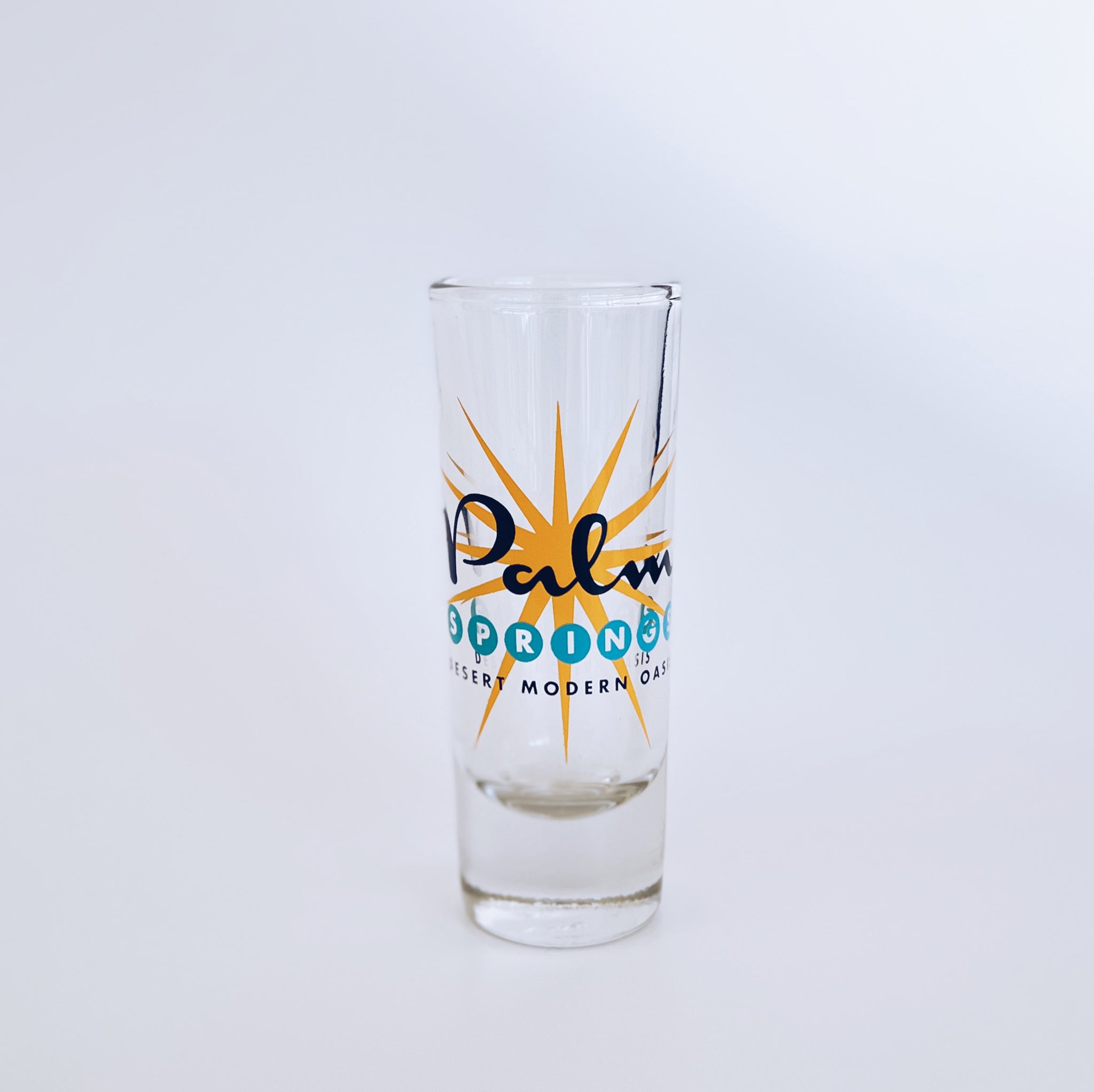 Palm Springs Shot Glass - Starburst Design - Destination PSP