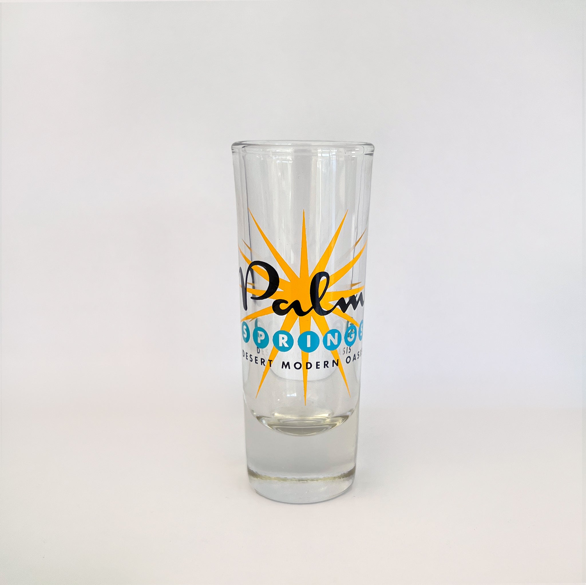 Palm Springs Shot Glass - Starburst Design