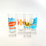 Palm Springs Shot Glass - Multicolored (Set of 4)