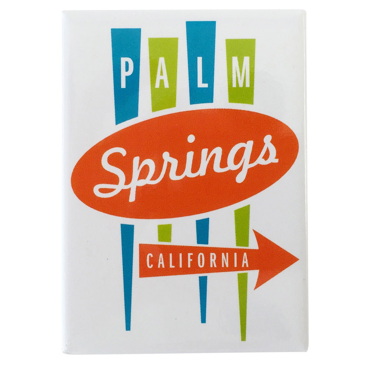 Palm Springs Sign Magnet - White - Destination PSP