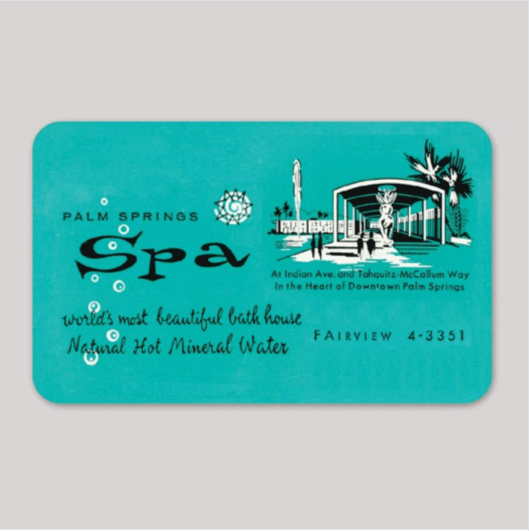 Palm Springs Spa Sticker - Destination PSP