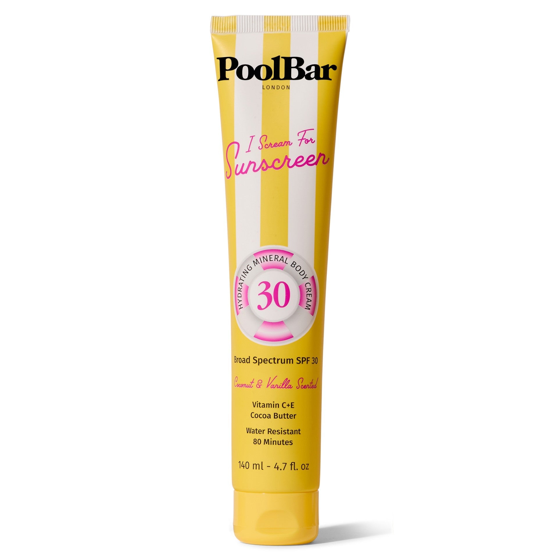 PoolBar London I Scream For Sunscreen Body Mineral Broad Spectrum SPF 30 - Destination PSP