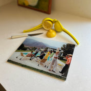 Poolside Chic Glass Cutting Board / Serving Tray