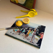 Poolside Chic Glass Cutting Board / Serving Tray