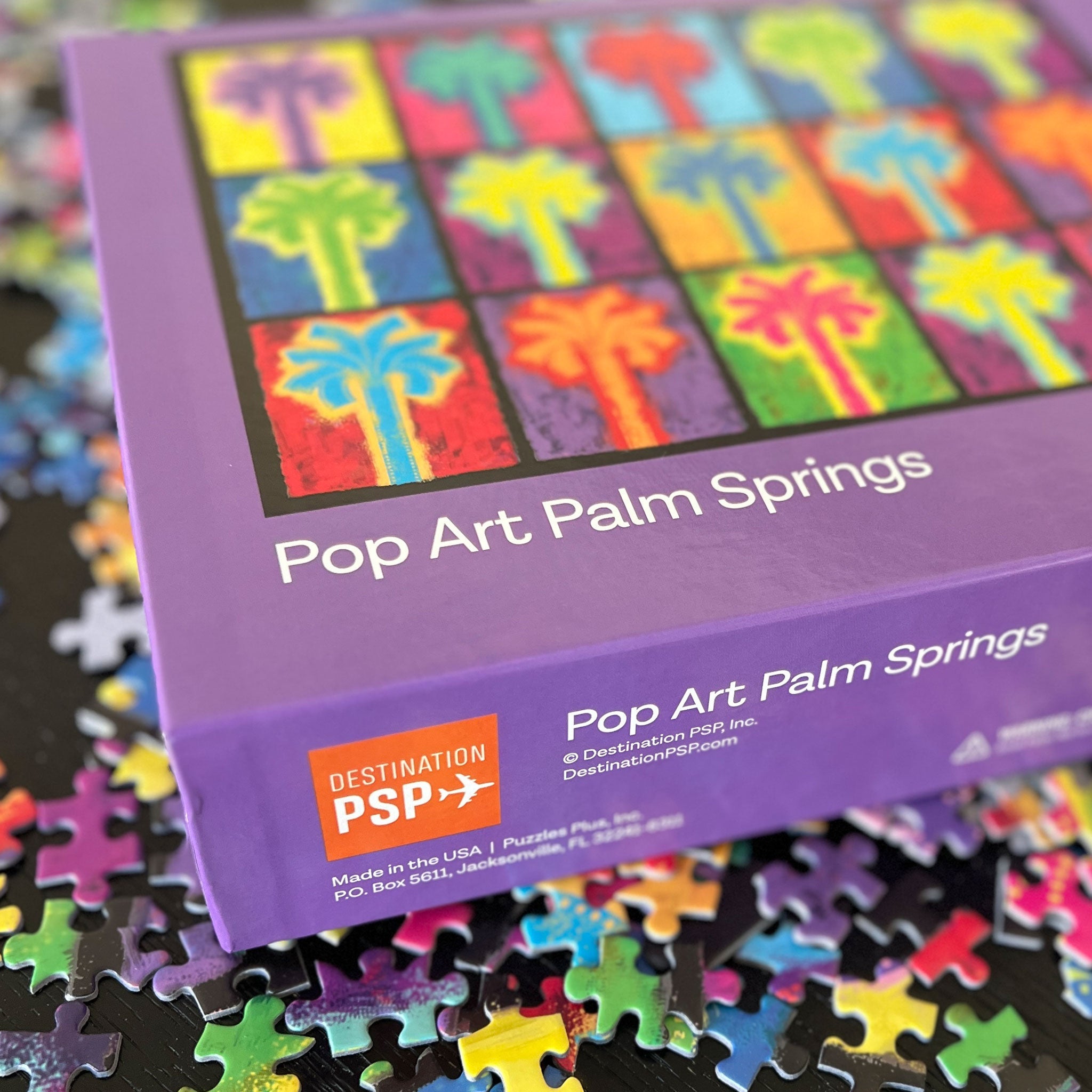 Pop Art Palm Springs – 1,000 Piece Puzzle - Destination PSP