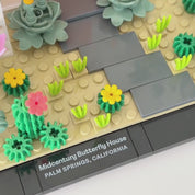 Collector's Series Palm Springs Midcentury Butterfly House Interlocking Brick Set