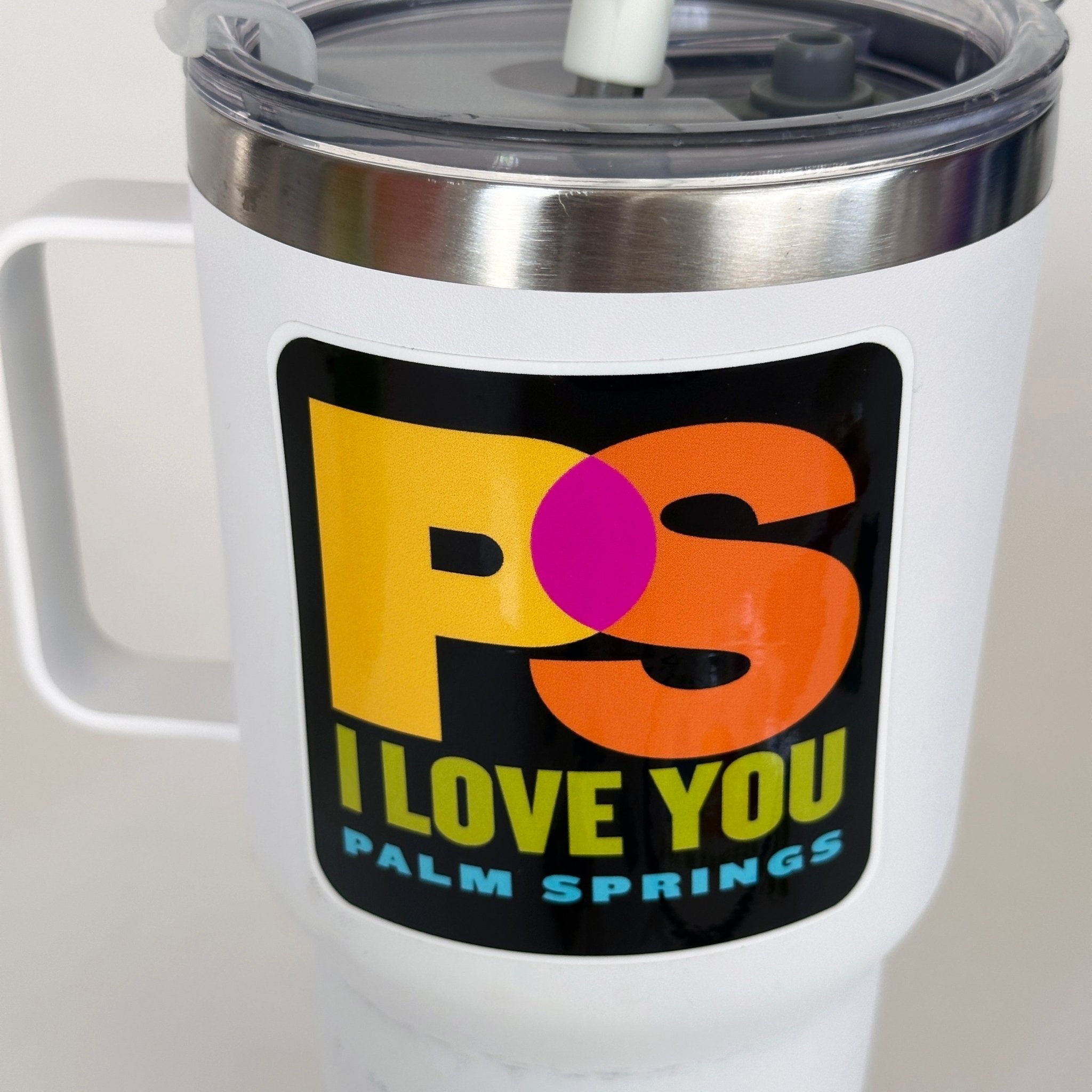 PS I Love You Palm Springs Sticker - Destination PSP
