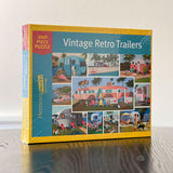Vintage Retro Trailers Jigsaw Puzzle