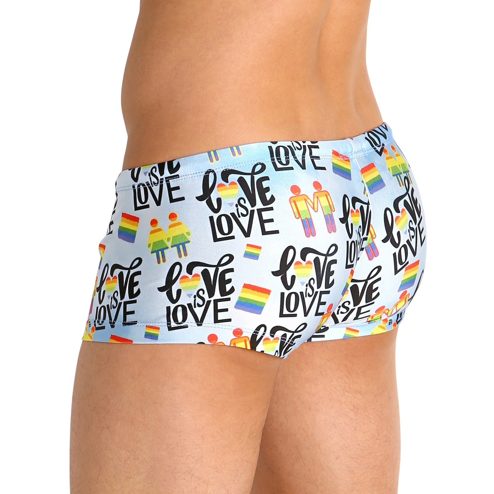 Rick Majors Love is Love Low Rise Swim Trunks - Destination PSP