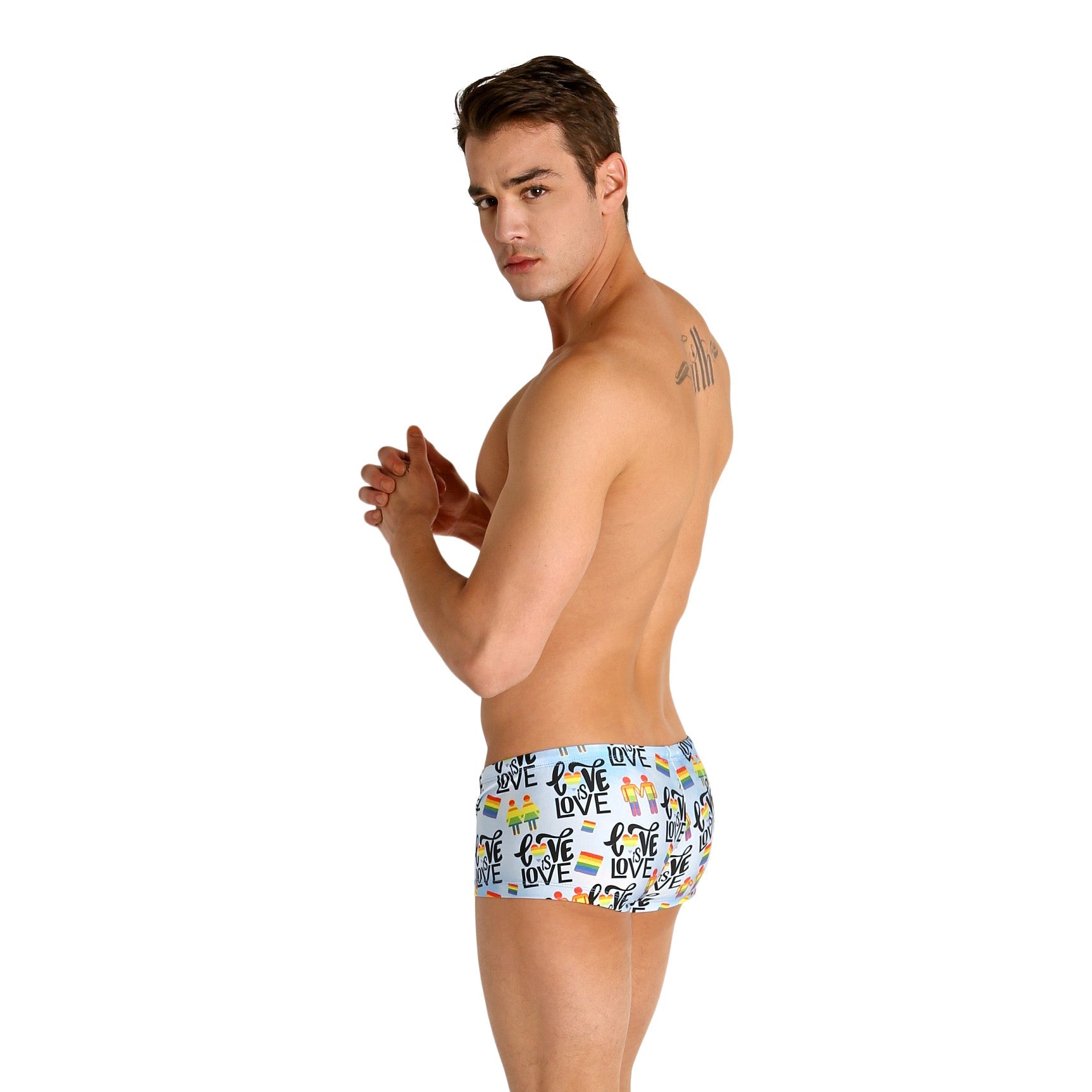 Rick Majors Love is Love Low Rise Swim Trunks - Destination PSP