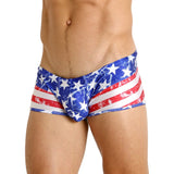 Rick Majors Stars & Stripes Low Rise Swim Trunks