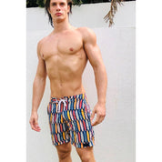 Sauvage Retro Surfboard Swim Trunks - Navy - Destination PSP