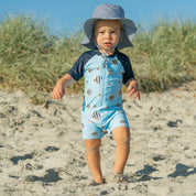 Snapper Rock Angel Fish Short Sleeve Sunsuit - Destination PSP