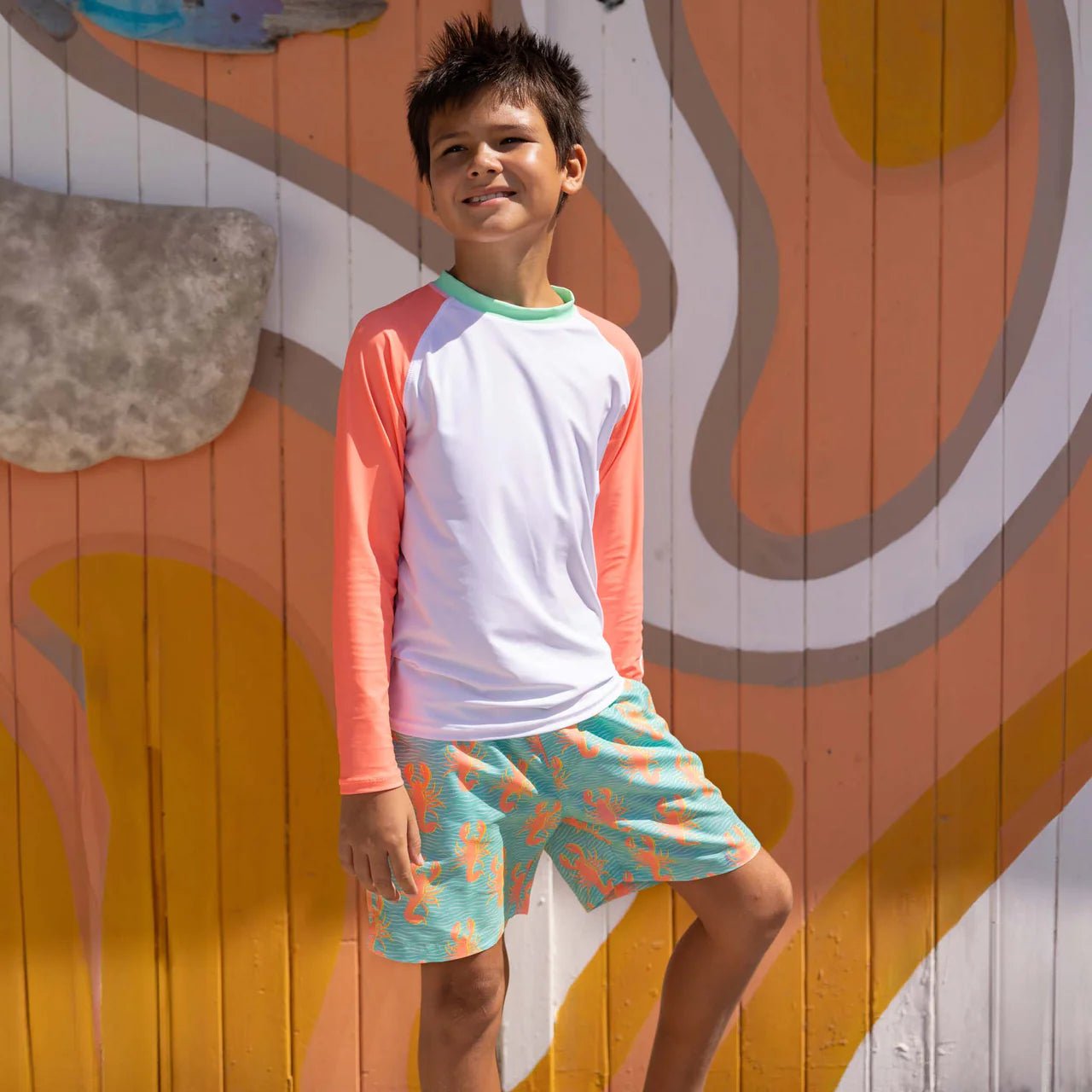 Snapper Rock Ocean Clawed Swim Short - Destination PSP