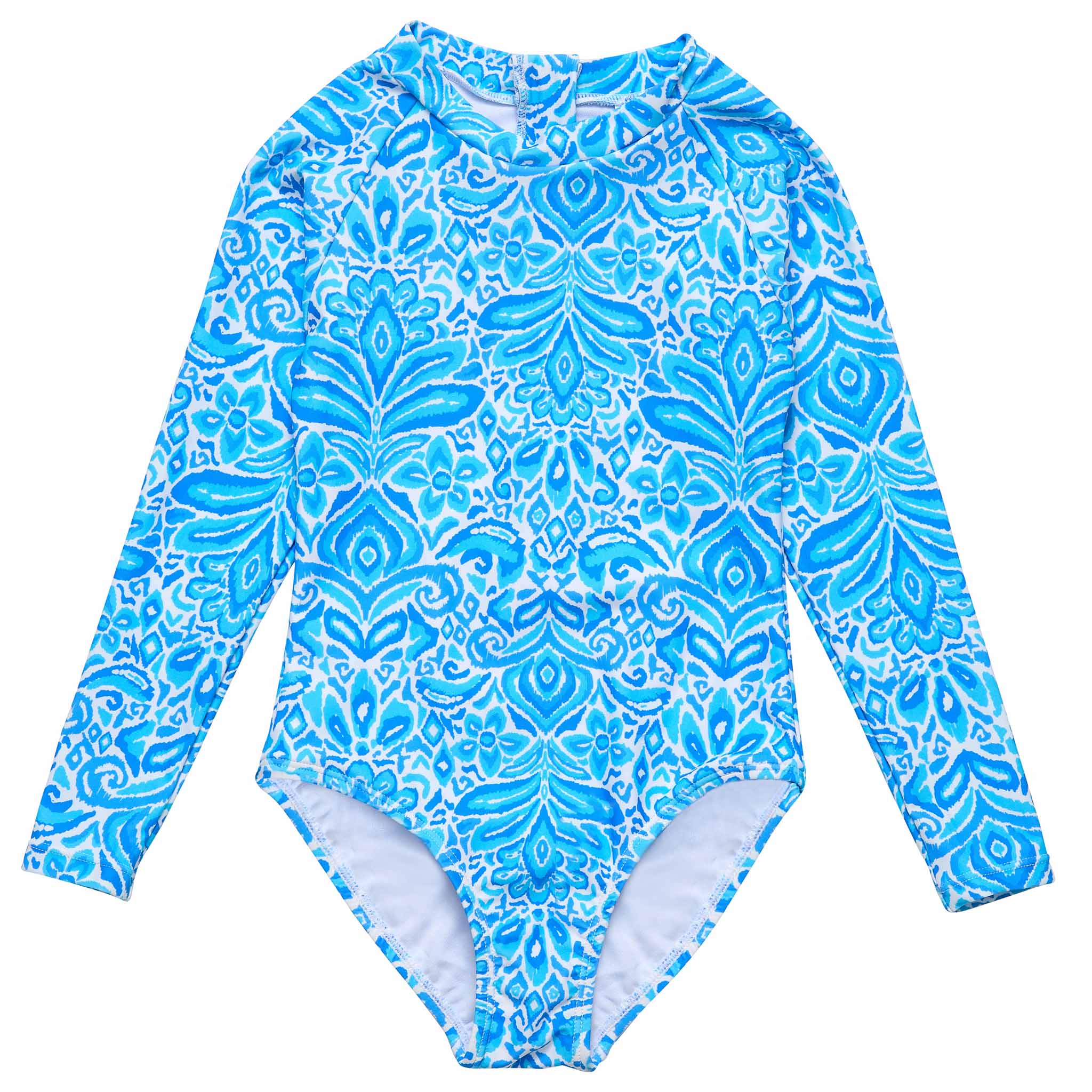 Snapper Rock Santorini Blue LS Surf Suit - Destination PSP