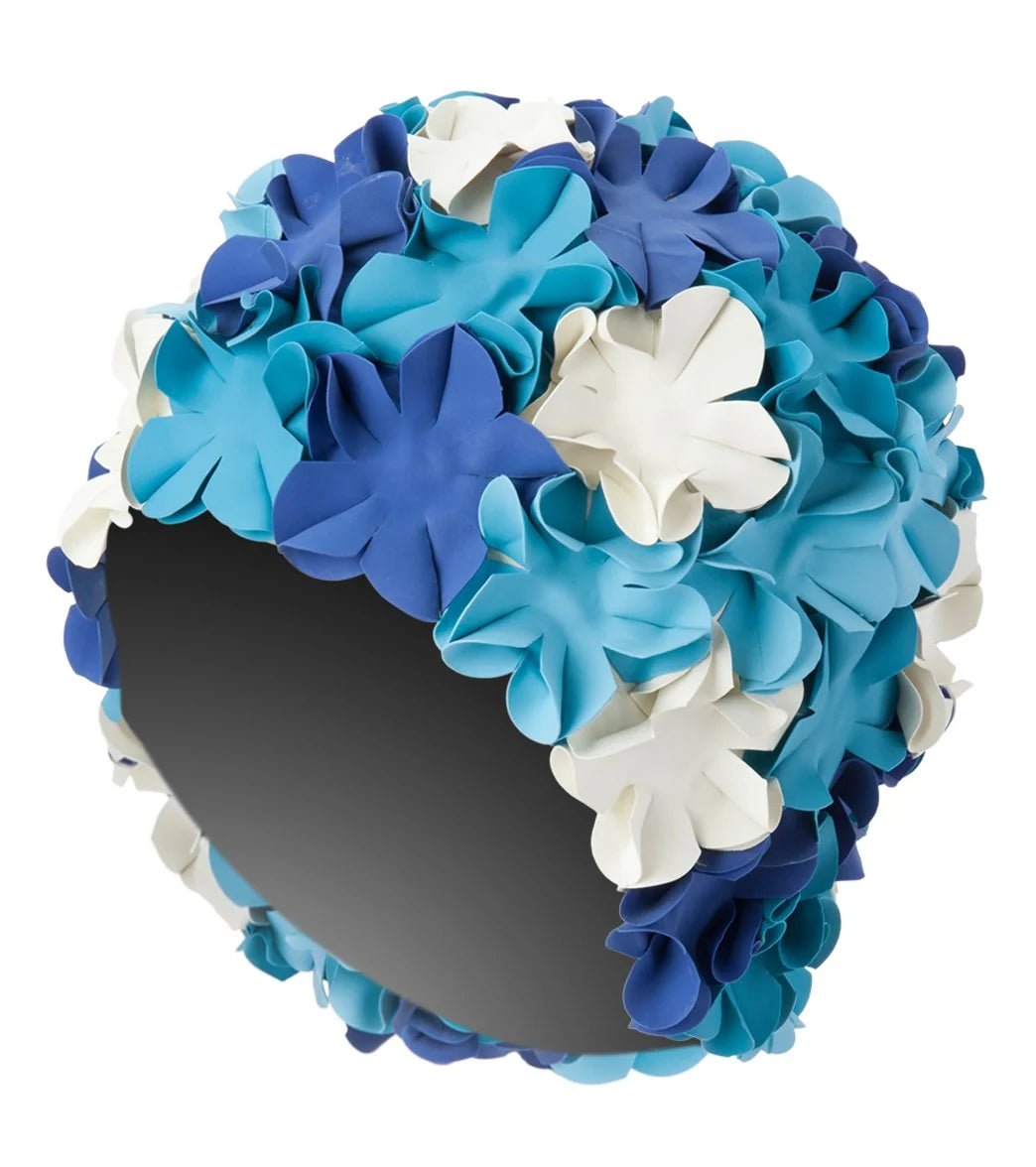 Swim Caps - Sporti Flower - Blue Multi - 3A - Destination PSP
